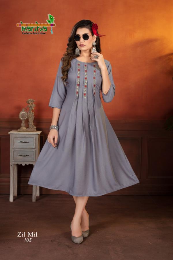 Kanha Zil Mil Fancy Work Designer Exclusive Kurti Collection